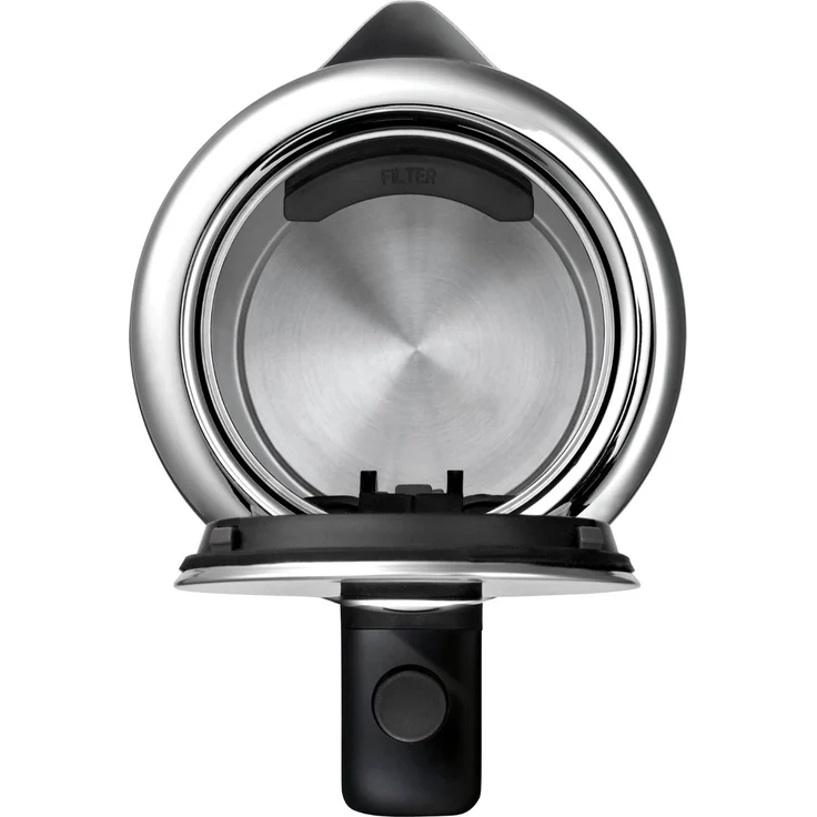 WMF Küchenminis Wasserkocher (1800 W, klein 0,8l, Reisewasserkocher, Teekocher kabellos, Kochstoppautomatik) cromargan matt- silber  – Bild 2
