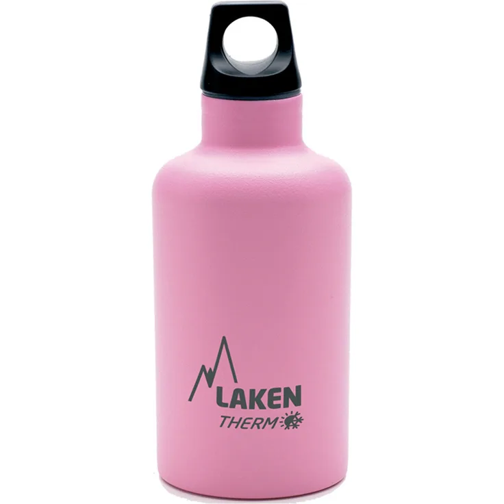 Laken Unisex – Erwachsene Futura Thermo 0,35 Liter, BPA frei, wiederverwendbar, recyelbar (schmale Öffnung) Lakenflasche 0,35 l, rosa, 0.35