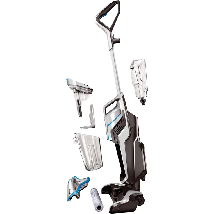 Bissell 2582N CrossWave Cordless Nass- und Trockenreiniger, 25 min Akkubetrieb, 3in1 Bodenreiniger, saugt und wischt Böden gleichzeitig, kabellos, silber – Bild 6