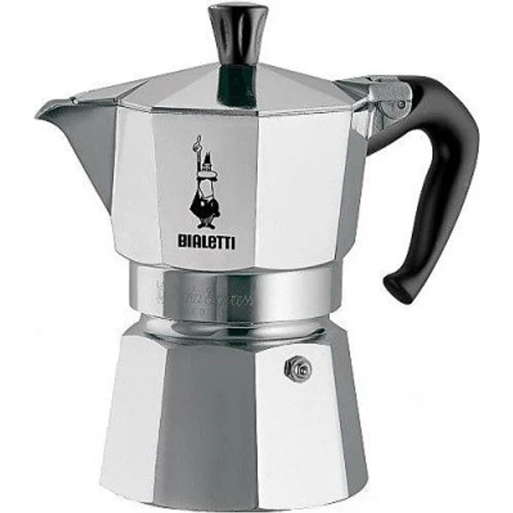 Bialetti Moka Express Espressokocher, Aluminium, Silber, 1 Tasse – Bild 1