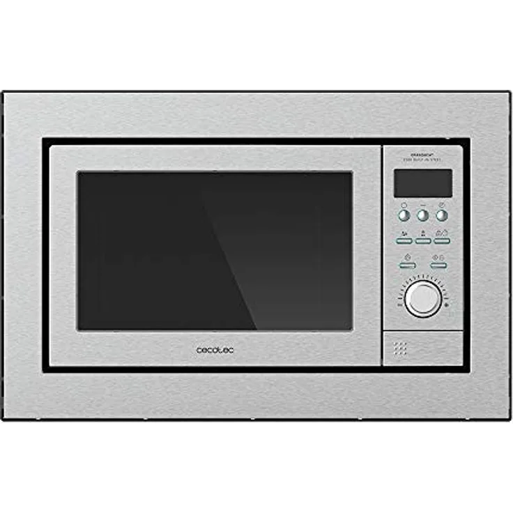 Cecotec Grandheat 2500 Built-IN STEEL, Mikrowelle mit Grill, Einbaugerät, 01390