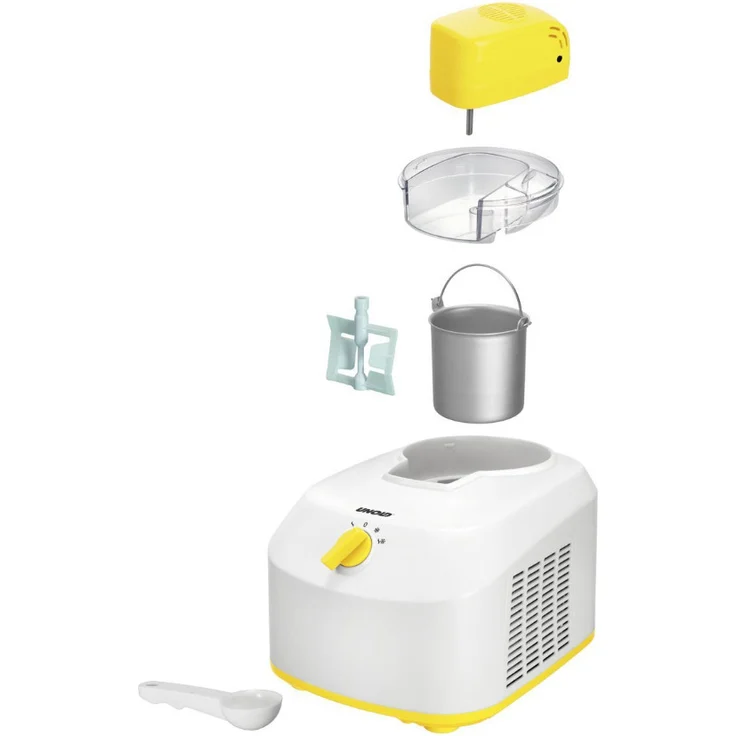 Unold 48879 Eismaschine mit Kompressor, weiß, 1 Liter, 3 Programme, 135 Watt – Bild 2