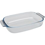 Pyrex 1040733 Ofenform eckig 34 x 22cm, mit Griffen, Glas