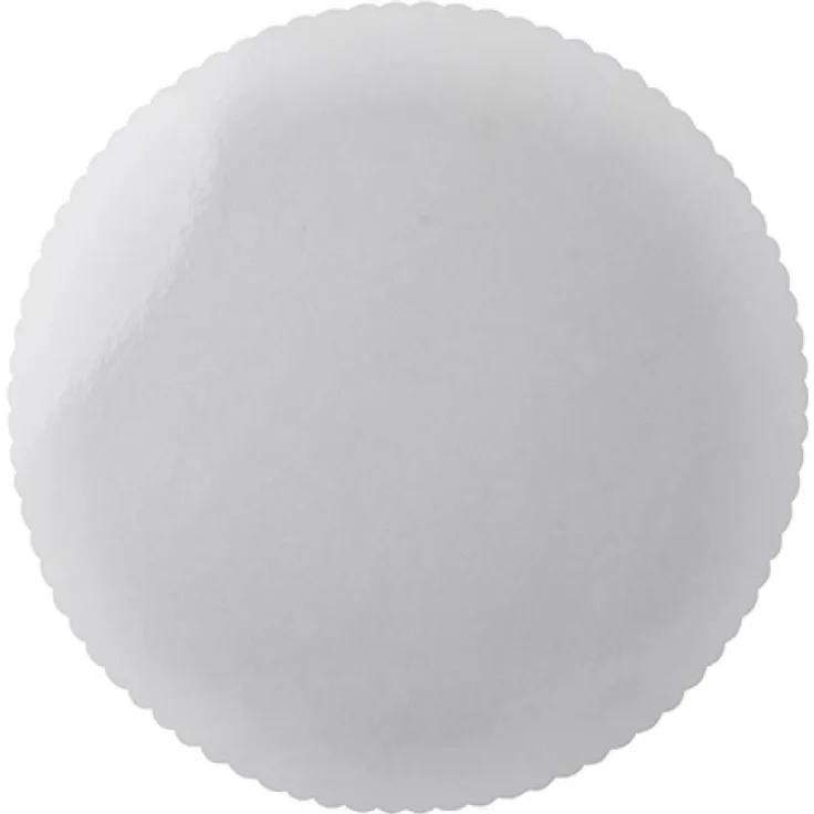 180 Tortenunterlagen, Pappe rund Ø 28 cm weiss beschichtet, mit...