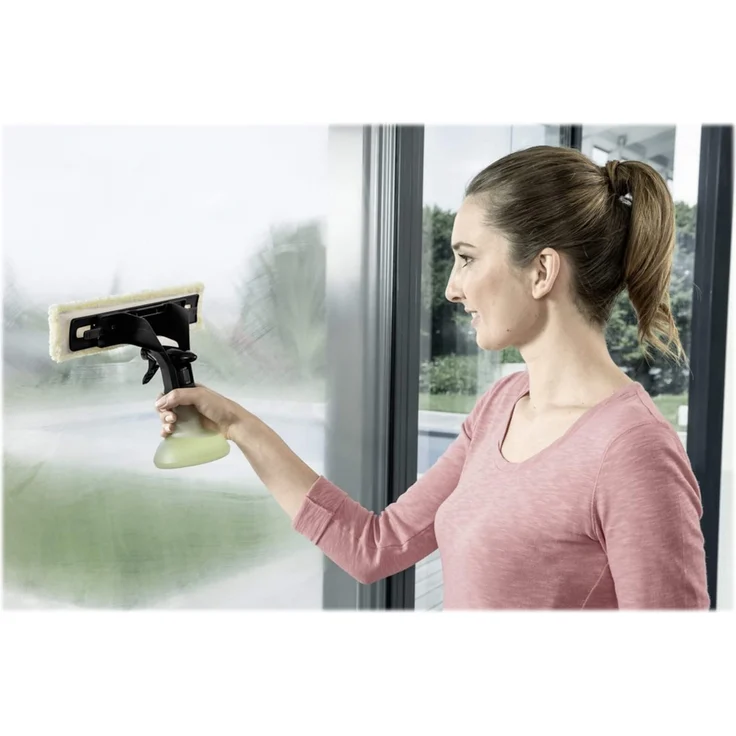 Kärcher Sprühflaschenset Extra, 1 Stück, 2.633-129.0, mit Grobschmutzkratzer und 20 ml Fensterreiniger-Konzentrat – Bild 2