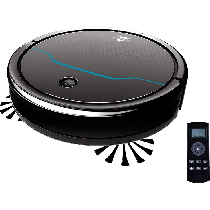 Bissell EV675 Staubsauger-Roboter für Hartböden und Teppiche, bis zu 100 Minuten Laufzeit, ideal für Tierhaare, mit automatischer Rückkehr zur Ladestation, mit Fernbedienung