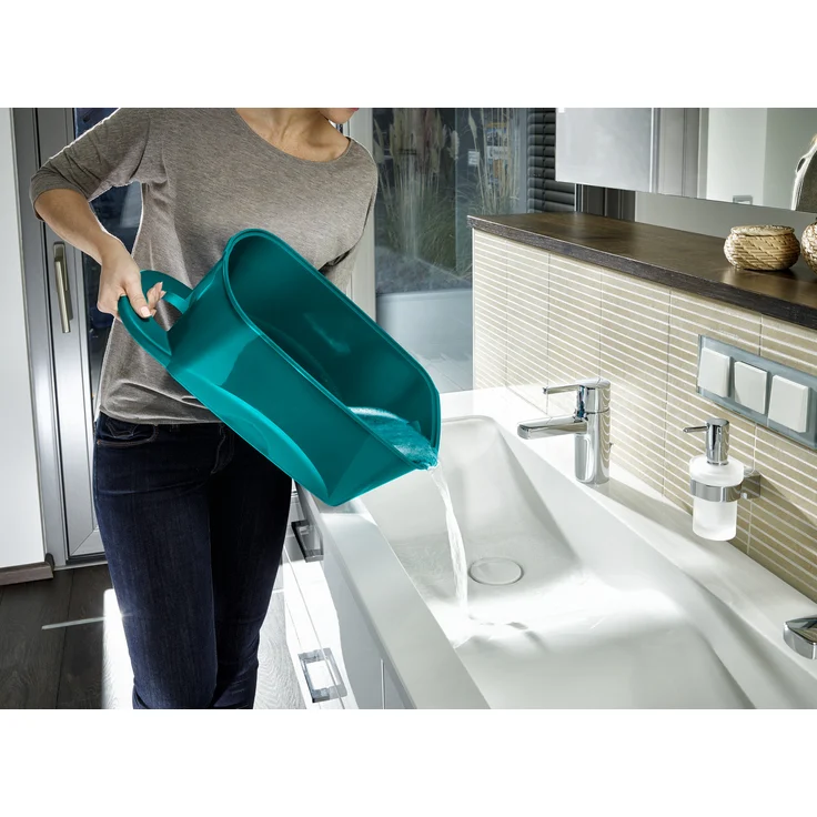 Leifheit Set Wischtuchpresse Profi XL mit Rollen und Bodenwischer, 8 L Eimer, Micro duo Wischbezug, 42 cm Wischbreite (55096) – Bild 12