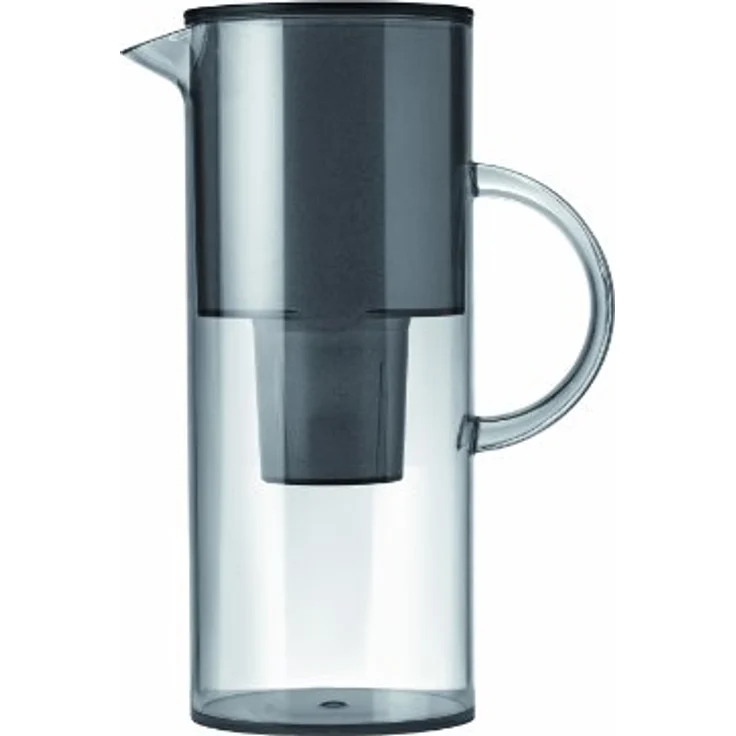 Stelton Wasserkanne mit Deckel, Kunststoff, Grau, 1310-10 – Bild 1
