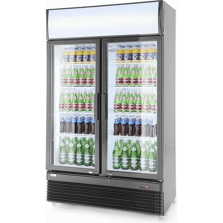 Kühlschrank 750L mit 2 Glastüren