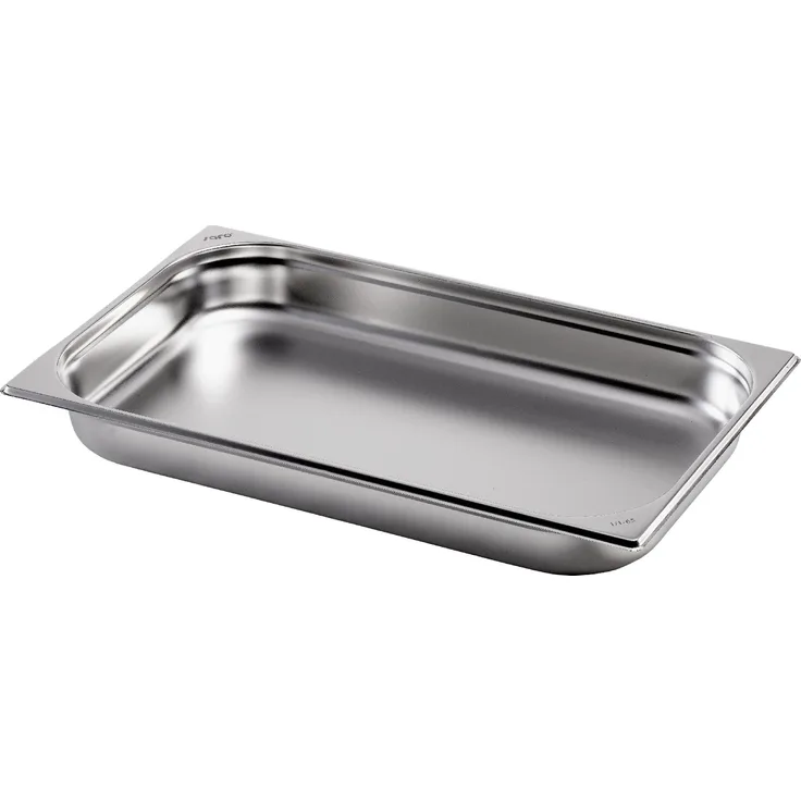 Saro Gastronormbehälter Edelstahl 1/1 GN 65 mm tief, silber, 53 x 32.5 x 6.5 cm
