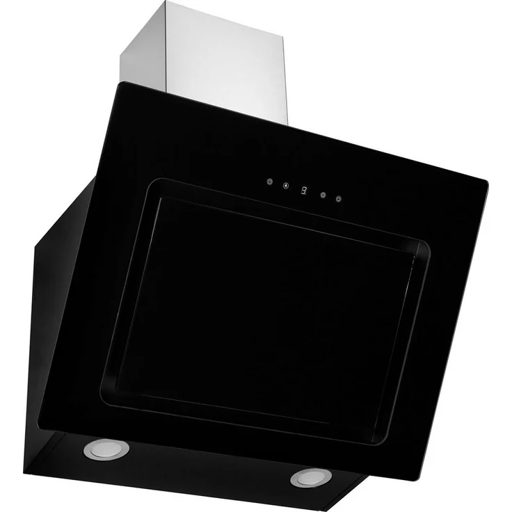 Bomann Diagonal DU 771.1 G, Motorhaube, Kamin abgewinkelt, Breite: 60 cm, Tiefe: 43 cm, Absaugung und Rückführung (mit zusätzlichem Rückführungsset), Black/Stainless Steel – Bild 2