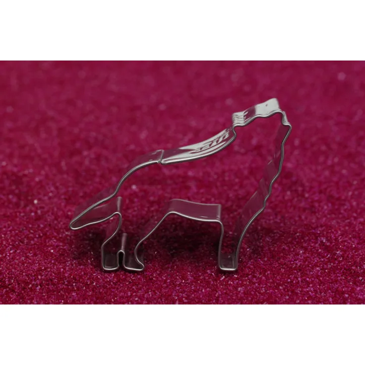 Städter 066045 Keksausstecher Wolf ca. 7,5 cm Edelstahl