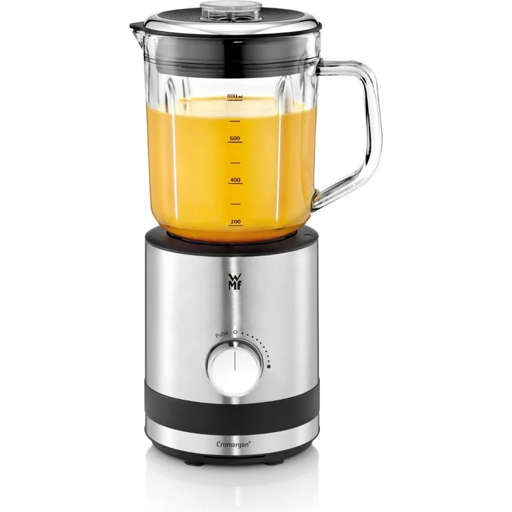 WMF Küchenminis Kompaktmixer, Standmixer, 400 Watt, Glasbehälter 0,8 l, Pulsstufe, cromargan matt-silber  – Bild 2