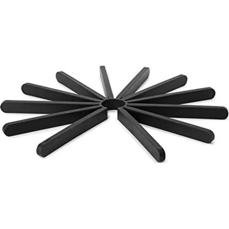 Umbra Fanfare Silikon Topfuntersetzer, 2 Stück, Schwarz