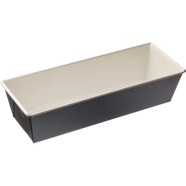 Dr. Oetker Kasten--Königskuchen--Kuchenform, 30 cm Back-trend, mit ausgezeichneter Wärmeleitung, aus Stahl mit keramisch verstärkter Antihaftbeschichtung Menge: 1 Stück, Farbe: creme-anthrazit