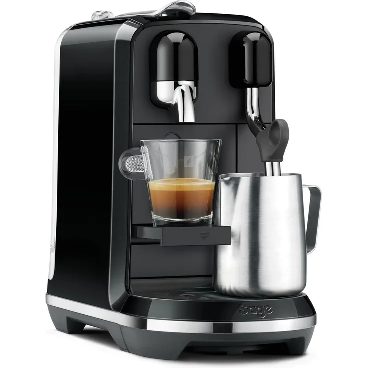 Sage SNE500BKS Nespresso Creatista Uno Black Sesame Kapselmaschine mit Milchaufschäumer