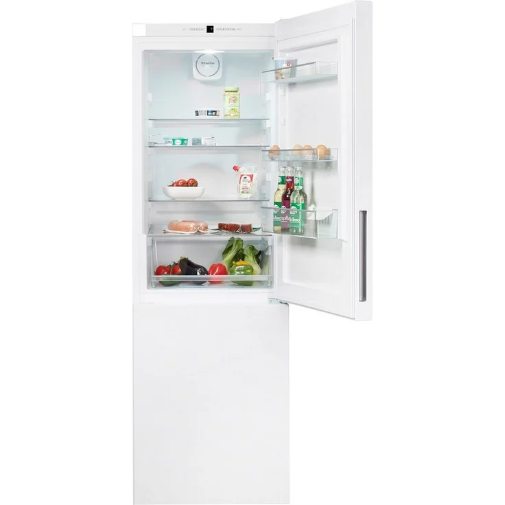 Miele KFN 28132 D WS Kühl-Gefrierkombination, freistehend, weiß, NoFrost, LED, Breite 60 cm, Energieklasse E - Preisvergleich – Bild 4