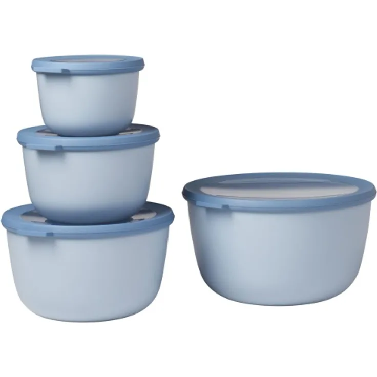 Rosti Mepal Multischüssel Set CIRQULA II 4-teilig Kunststoff nordicblue