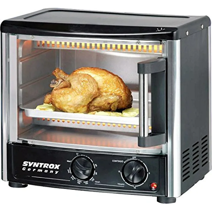Syntrox Germany Back Chef 14 Liter Mini Stand Backofen Miniofen Minibackofen Pizzaofen