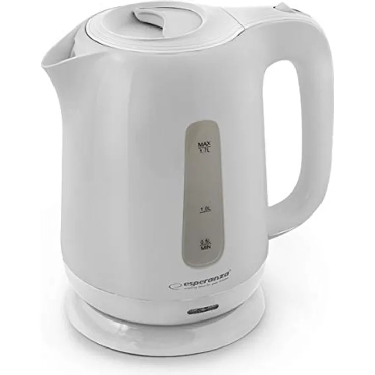 Esperanza EKK015W Elektrischer Wasserkocher Kalambo 1,7L, PC, Weiß