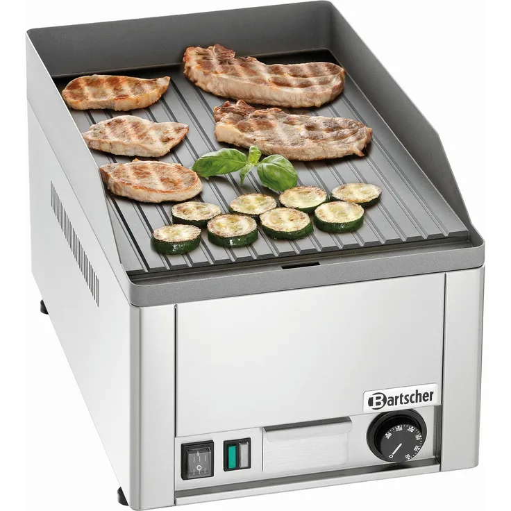 Bartscher Griddleplatte GDP 320E, gerillt 370035