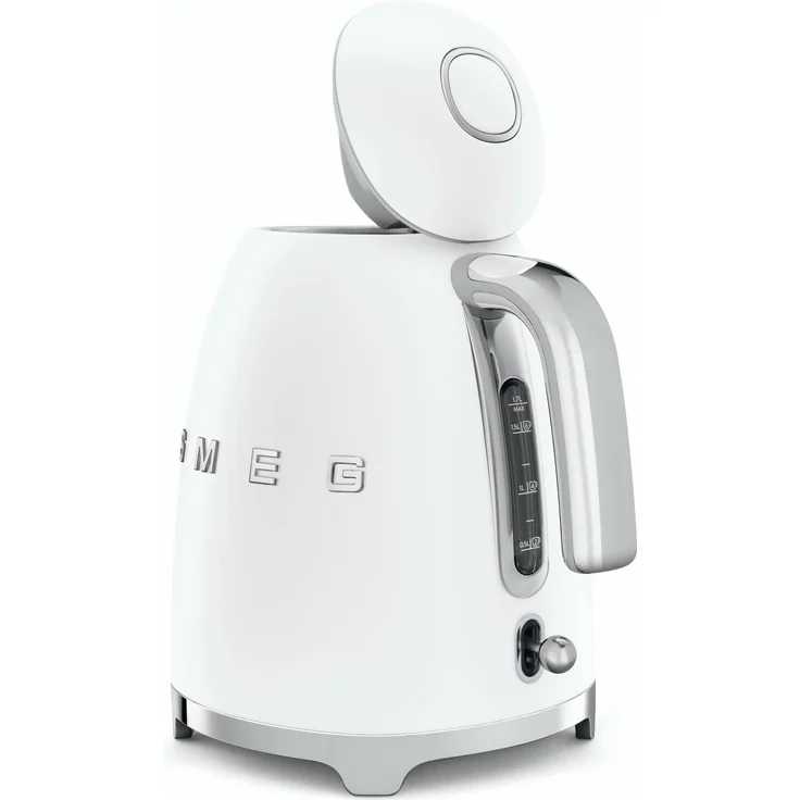 SMEG KLF03WHMEU Edelstahl-Wasserkocher, 2400W, 1,7L Volumen, weiß matt – Bild 4