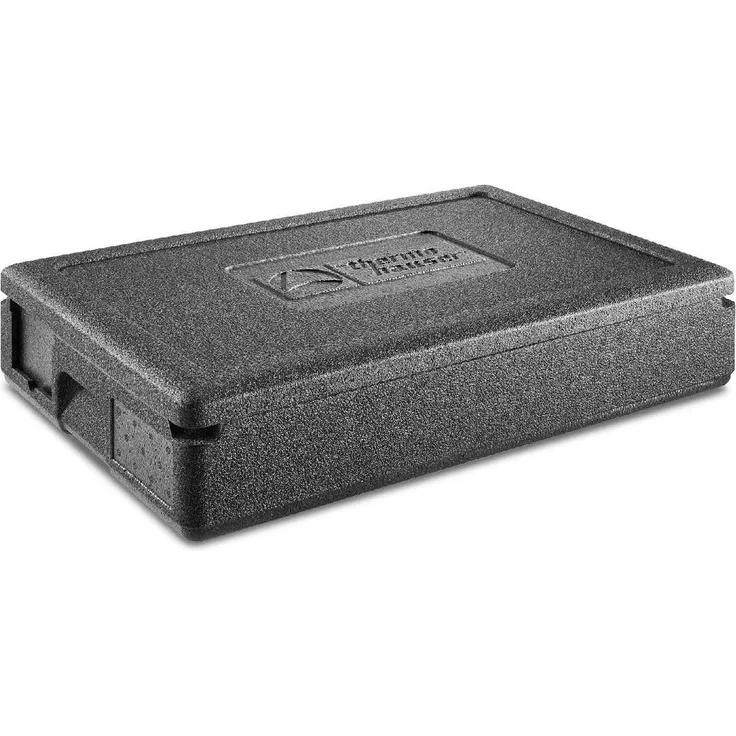 thermohauser EPP-Thermobox GN 1-1 Gastrostar schwarz, 15 L, mit Deckel und 5-farbigem Einsteckkartenset