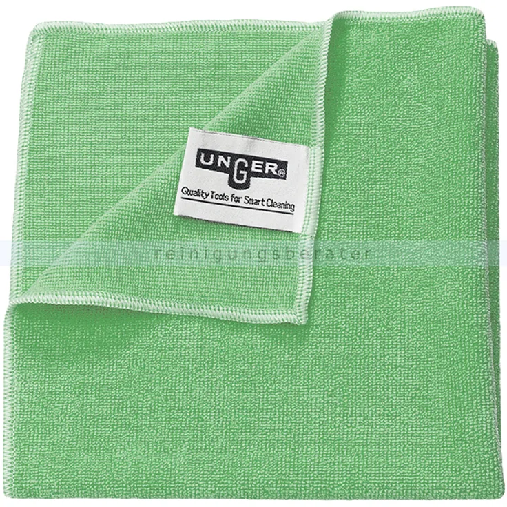 Unger MF400 SmartColor MicroWipe 4000, 40 cm x 38 cm, Grün, Box mit 10 Stück