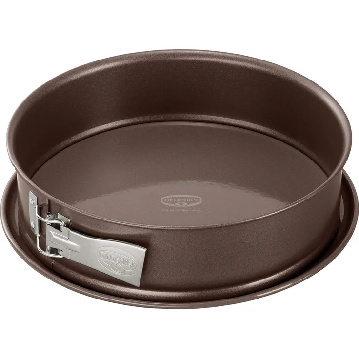 Dr. Oetker Springform Ø 30 cm, Backform der Serie Back-Edition (Farbe: braun), Menge: 1 Stück