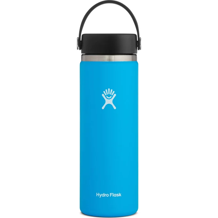 Hydro Flask Trinkflasche, Edelstahl und vakuumisoliert, große Öffnung mit auslaufsicherer Flex Cap, Pacific, 591ml (20 oz) – Bild 1