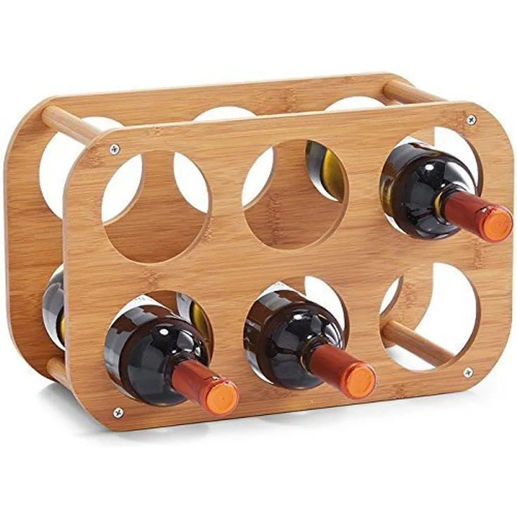 Zeller 13559 Weinregal, Bamboo, circa 38 x 16 x 24 cm