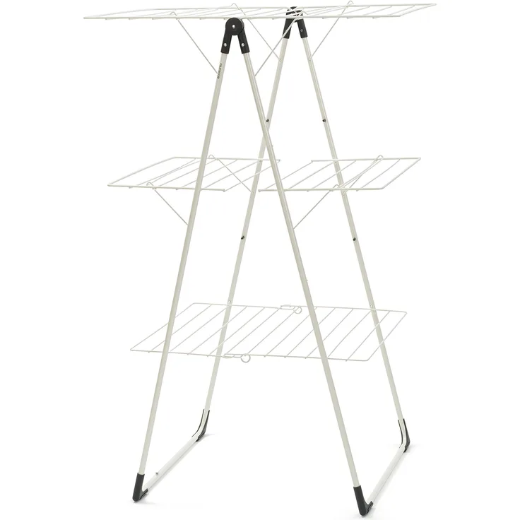 Brabantia 477843 Turm-Trockengestell Ivory Tower elfenbeinfarben, 23m