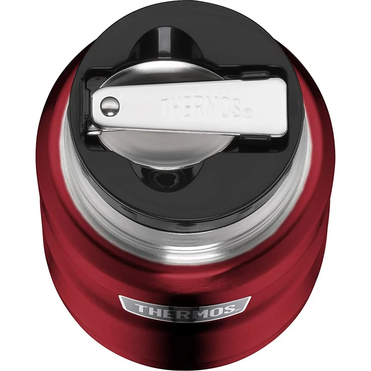 THERMOS Stainless King Speisegefäß, Edelstahl, Cranberry, 0,47 Liter – Bild 3