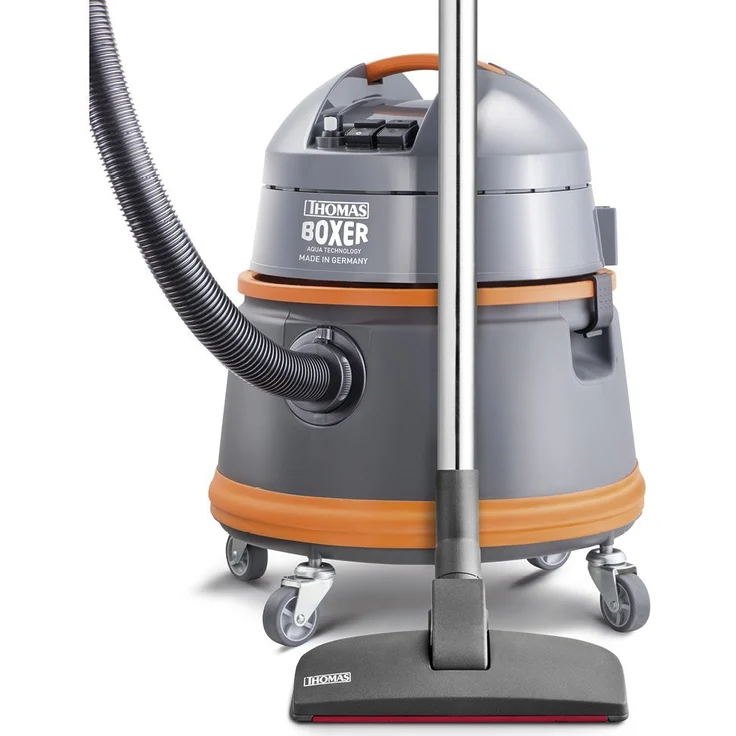 Thomas Boxer 788119 robuster und leistungsstarker Nass-Trocken Waschsauger, 1400 W, 4 Bar, grau - orange – Bild 1