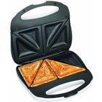 Elta Sandwichtoaster Sandwichmaker Sandwich Toaster Maker Grill 750 W weiß