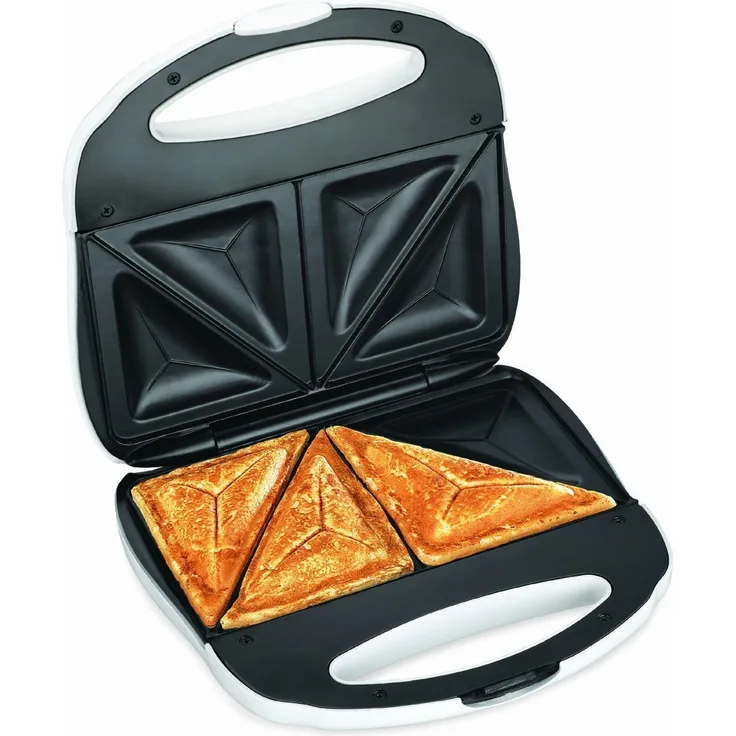 Elta Sandwichtoaster Sandwichmaker Sandwich Toaster Maker Grill 750 W weiß