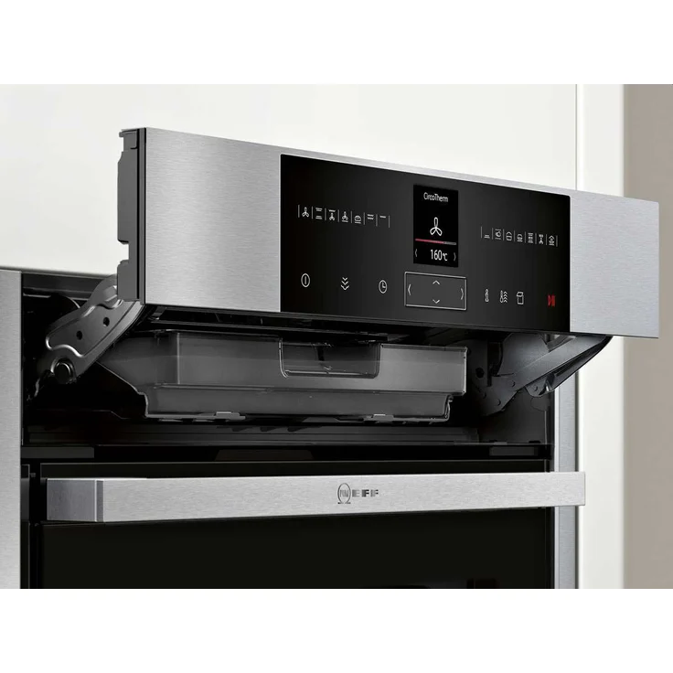 Neff B45VR22N0 (BVR 4522, Backofen, A+, Einbaugerät, elektrisch, Volumen 71 l, Breite 59,6 cm, Selbstreinigung hydrolytische Selbstreinigung, Heißluft, Heißluft Eco, Ober-Unterhitze (konventionell) – Bild 3