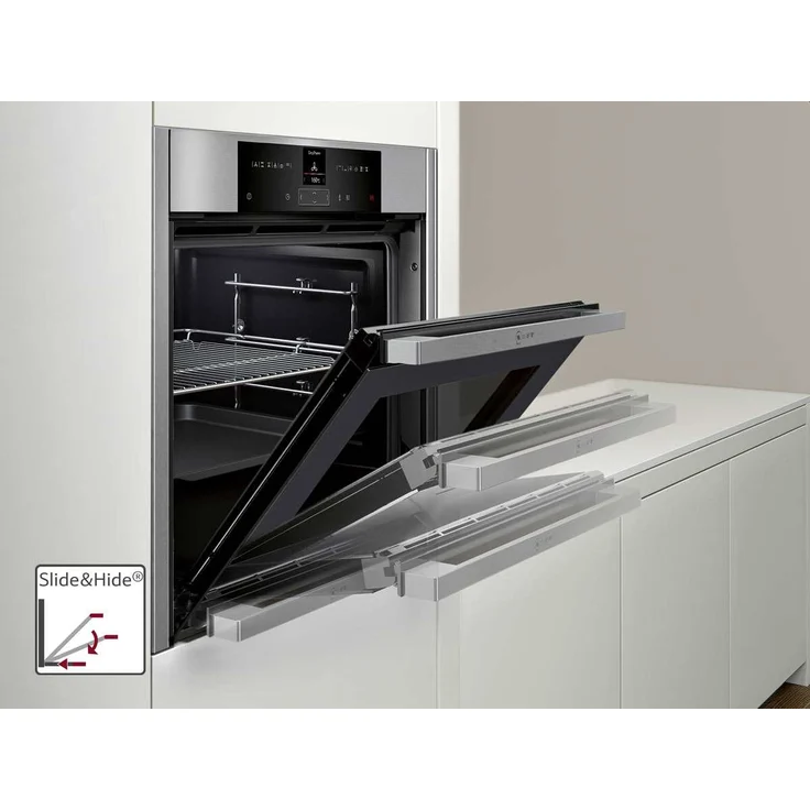 Neff B55CR22N0 (BCR5522N), Backofen, A+, Einbau, elektrisch, Volumen 71 l, Breite 59,6 cm, Selbstreinigung pyrolytische Selbstreinigung, 12 Beheizarten, Kindersicherung – Bild 4