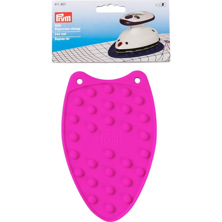 Prym pink Bügeleisen-Ablage Mini, Silikon, 7 x 5 x 3 cm