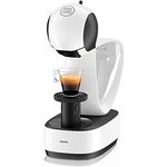 Krups Nescafé Dolce Gusto Infinissima KP1701 Kapsel Kaffeemaschine (für heiße und kalte Getränke, 15 bar Pumpendruck, manuelle Wasserdosierung, 1,2 l Wassertank, Abschaltautomatik) weiß