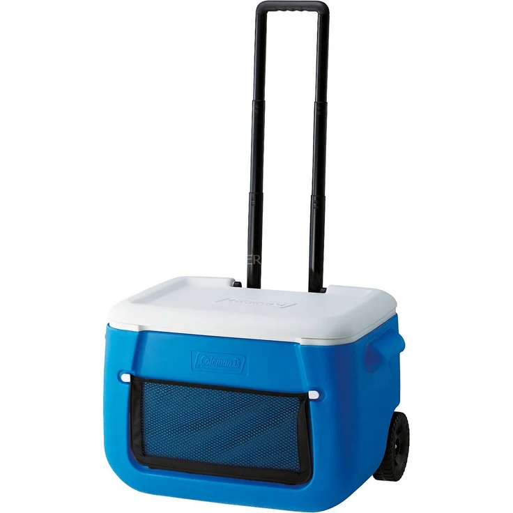 Coleman 50QT passive Kühlbox, Kunststoff, blau-weiß – Bild 1