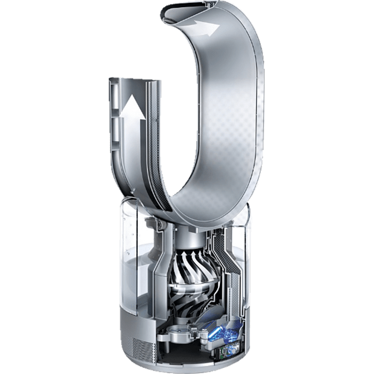 Dyson AM10, 303124-01, Luftbefeuchter, mit Ultraviolet Cleanse- und Ultraschall-Technologie inkl. Fernbedienung, Energieeffizienter Ventilator und Luftbefeuchtungsgerät mit Raumklimakontrolle – Bild 6