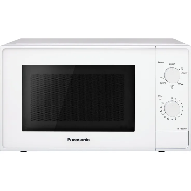 Panasonic nn-k10jwmepg Mikrowelle mit Grill, Standgerät, 800 Watt, 20 Liter Garraum, weiß