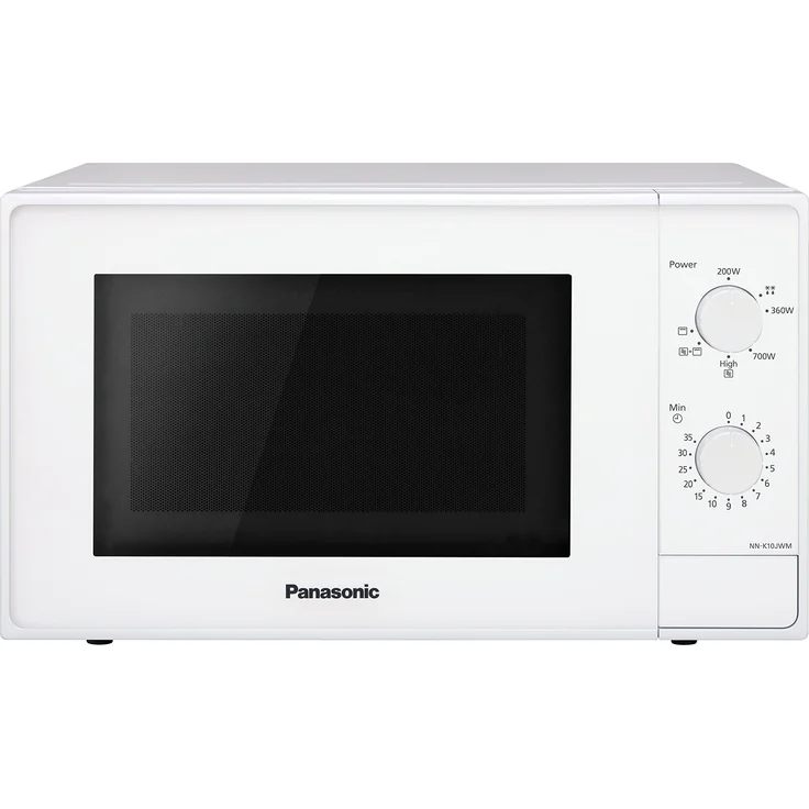 Panasonic nn-k10jwmepg Mikrowelle mit Grill, Standgerät, 800 Watt, 20 Liter Garraum, weiß – Bild 1