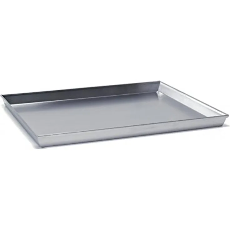 BALLARINI 7044.35 Dose rechteckig, Flared Ecken mit Aluminium roh Grenze, 35 x 28