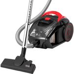 Deuba Staubsauger beutellos 900W ECO Power Green Edition Multi Zyklon Rot