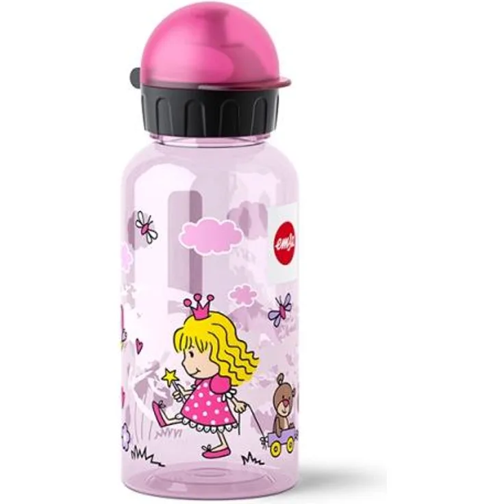 Emsa Kinder-Trinkflasche, 400 ml, Sicherheitsverschluss, Kids Princess, Tritan, 518122