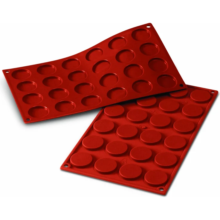 Silikomart 20.030.00.0060 SF 030 FLORENTINS - SILICONE MOULD ø35 H 5 MM