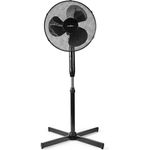 Nedis Standventilator | Durchmesser: 40 cm | 3-Gang | Oszillation | 40 W | Verstellbare Höhe | Abschalt-Timer | Fernbedienung | Schwarz