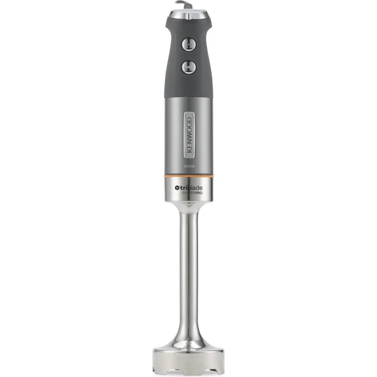 Kenwood HDM800 SI Stabmixer | Pürierstab mit 1.000 Watt Leistung | Triblade 3-Flügel-Messer für schnelleres Pürieren | Inkl. Schneebesen und Mixbecher | Ideal zur Zubereitung von Suppen und Smoothies  – Bild 1
